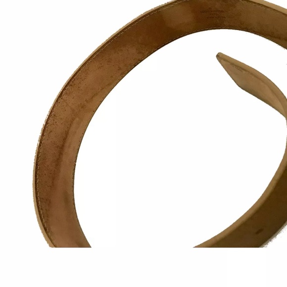 Authentic Louis Vuitton Ceinture Jeans Leather 80cm Mens Belt - Picture 7 of 8